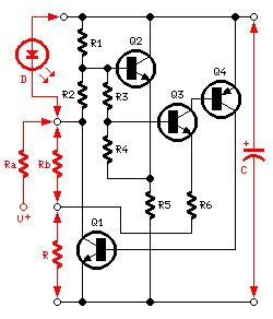 1.5V LED Flasher High Voltage Oscillator
