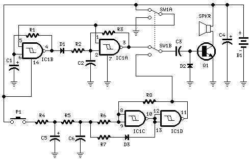 Siren circuit diagram